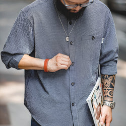 Retro Oversize Check Shirts Outwears
