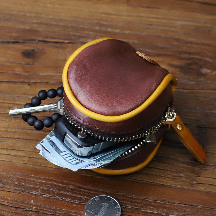 Retro Leather Handmade Waist Key Bag