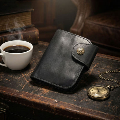 Retro Handmade Leather Card Coin Wallets