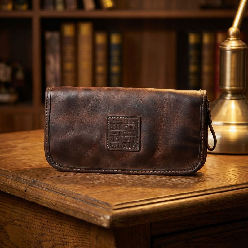 Retro Handmade Leather Wallet Multi-card Slots Wallet
