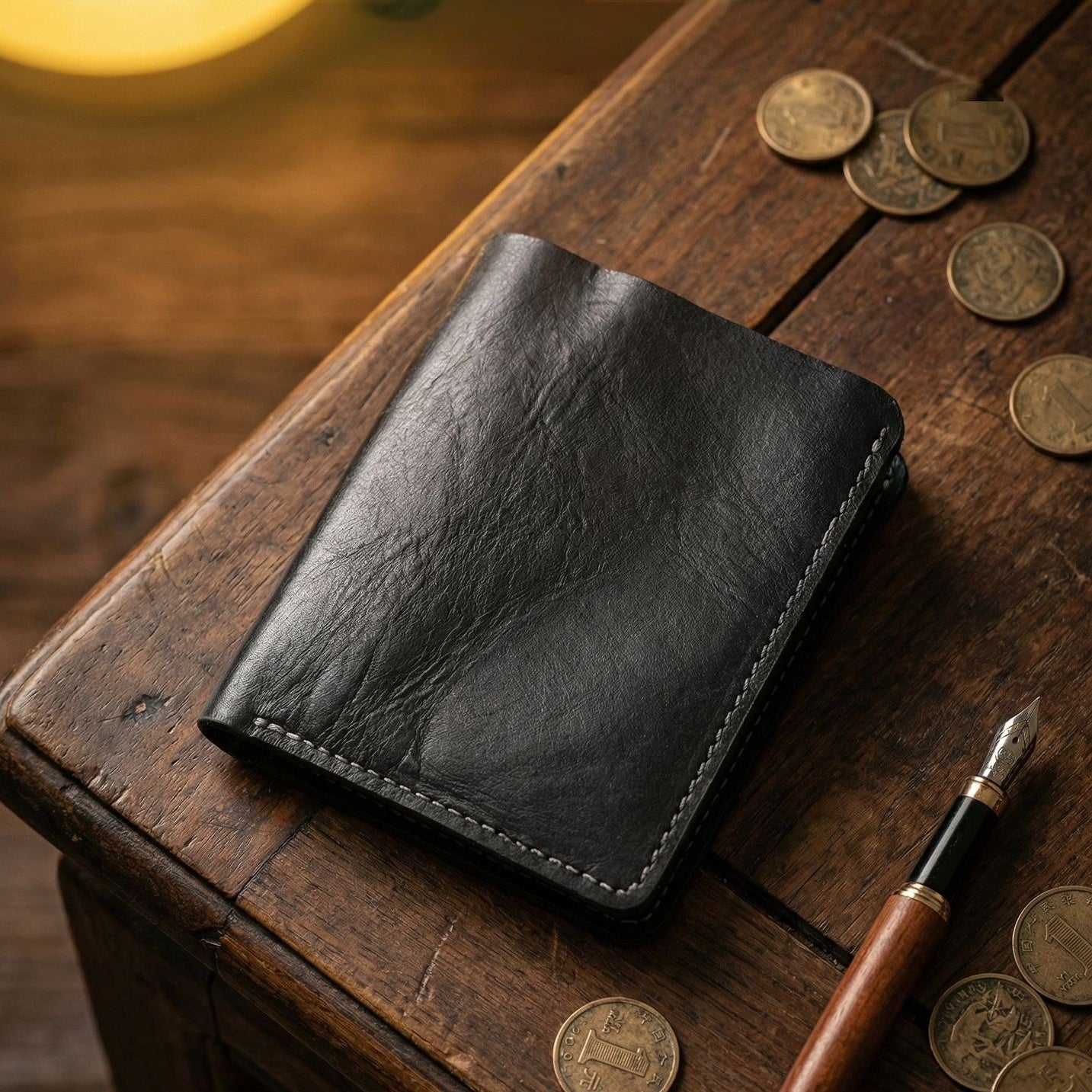 Retro Handmade Leather Card Wallets