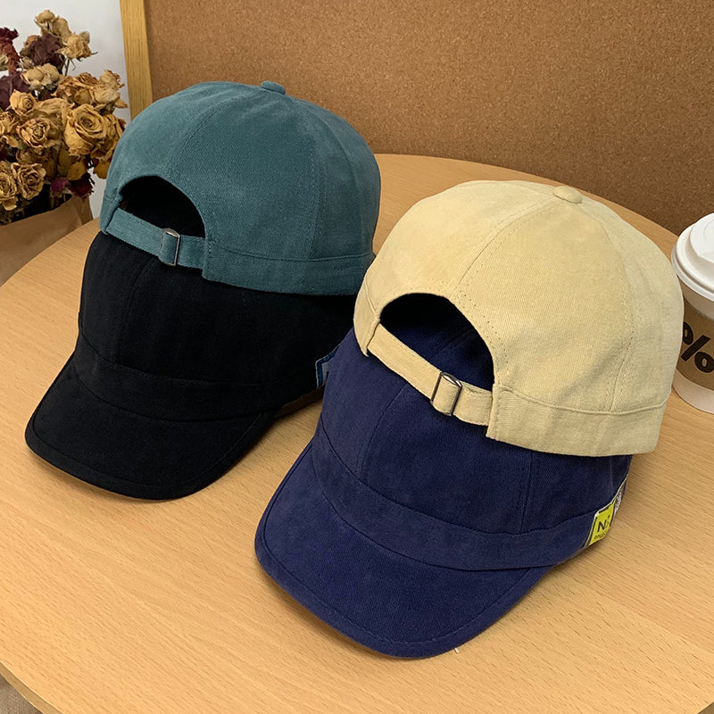 Retro Flip Hat Beret Casual Cap Adjustable Hat