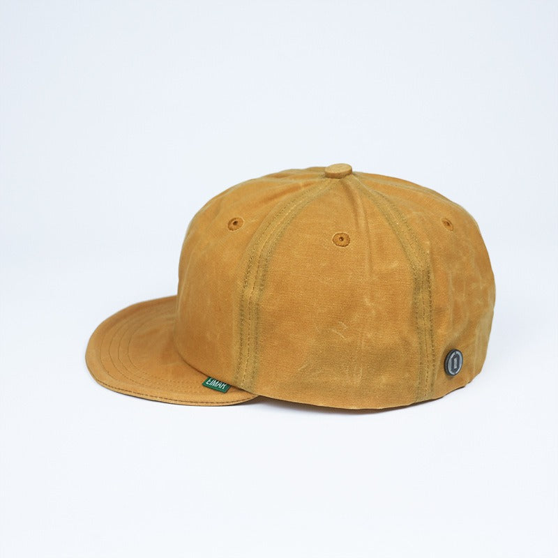 Retro Wax Cloth Flip Hat Beret Casual Cap Adjustable Hat