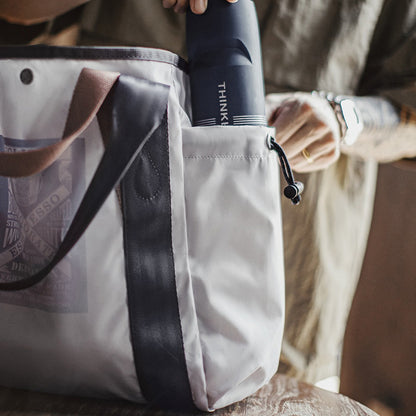 Retro Large Capacity Waterproof Tote Bag Computer Bag