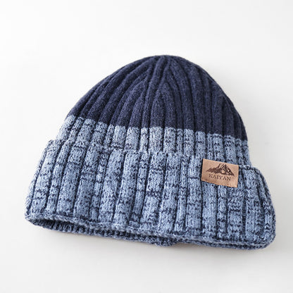 Retro Warm Fleece Knitted Hat