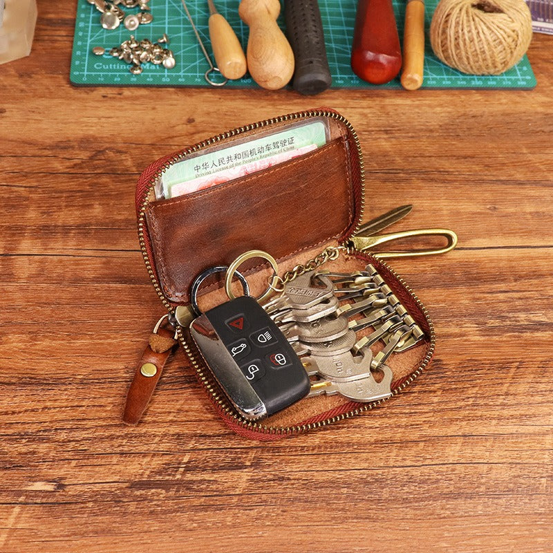 Retro Handmade Leather Key Bags