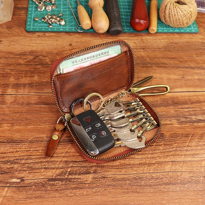 Retro Handmade Leather Key Bags
