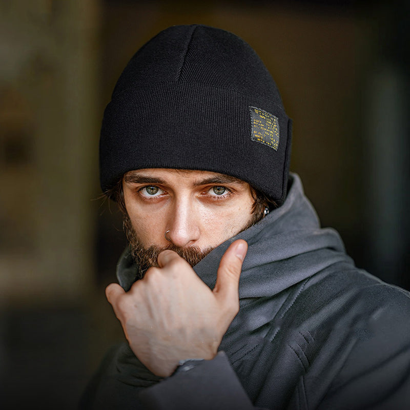 Vintage Winter Knitted Wool Beanie Hat