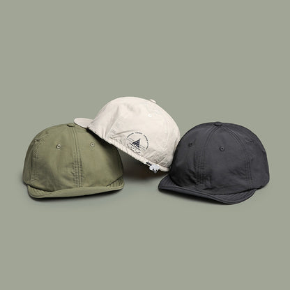 Retro Printed Baseball Cap Flip Hat Beret