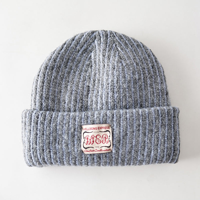 Retro Striped Knitted Hat