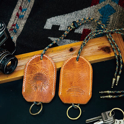 Retro Pull-out Handmade Leather Key Bag Accessories