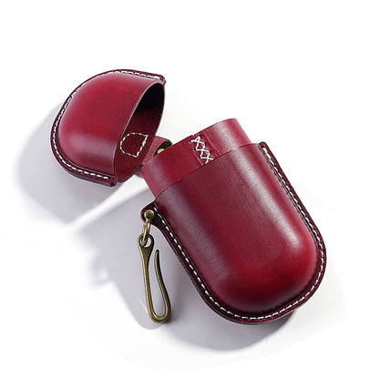 Genuine Leather Vintage Sun Glasses Box