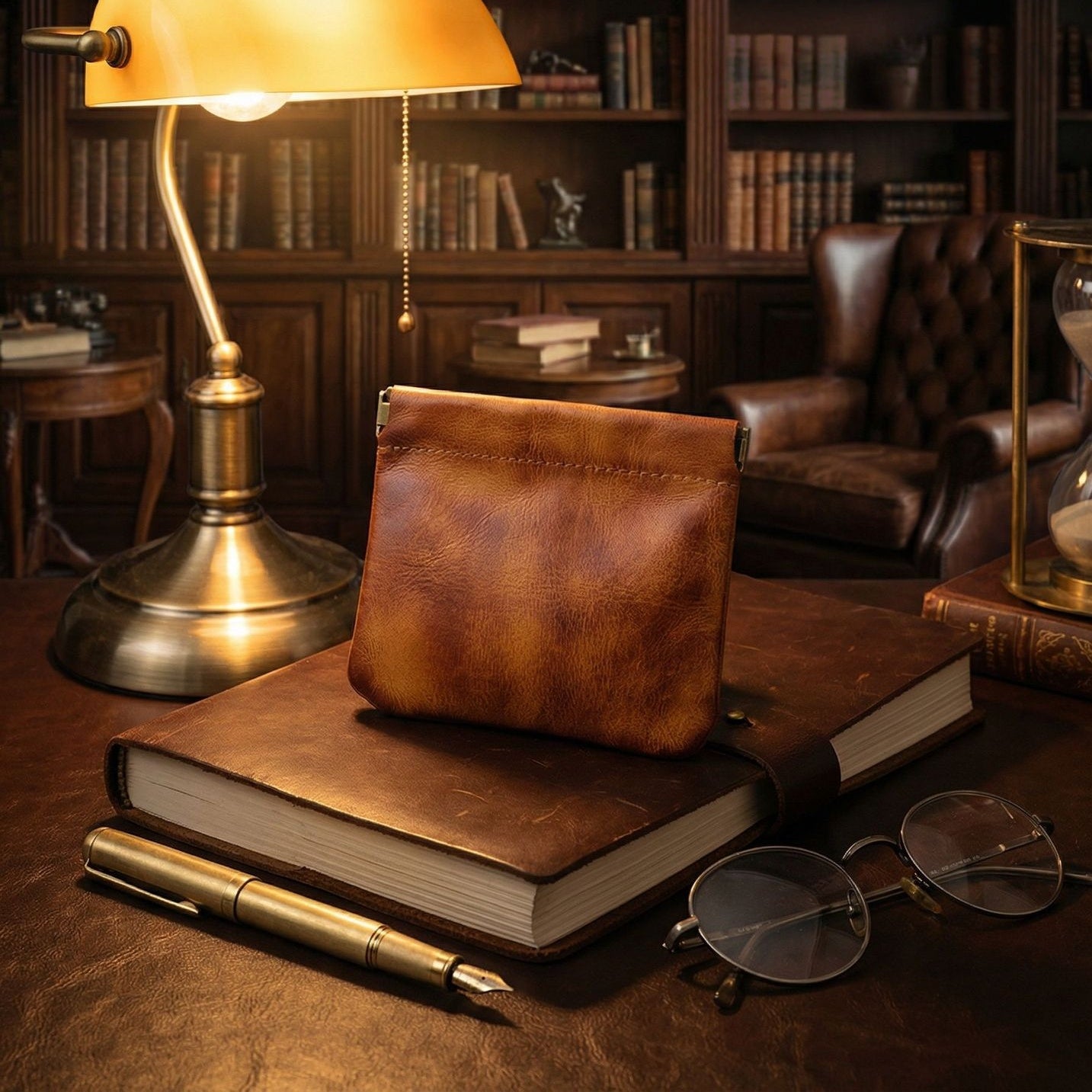 Retro Handmade Leather Card Wallets