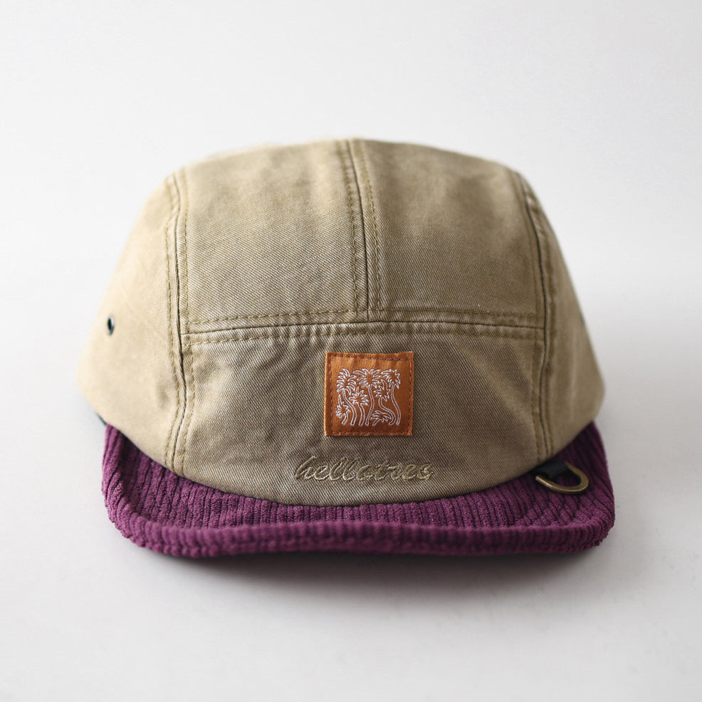 Corduroy Retro Flip Hat Beret Casual Cap Adjustable Hat