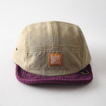 Corduroy Retro Flip Hat Beret Casual Cap Adjustable Hat