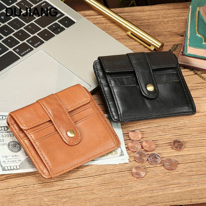 Retro Handmade Leather Card Wallets