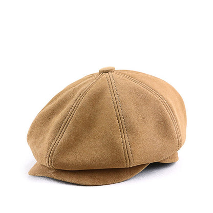 Retro Casual Suede Leather All-match Hats