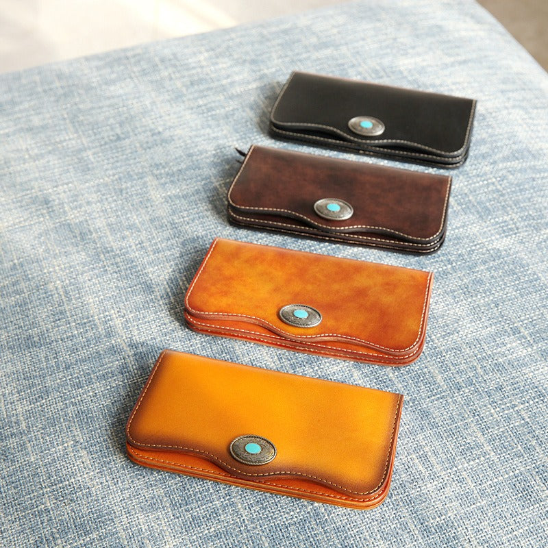 Retro Handmade Leather Wallet Multi-card Slots Wallet