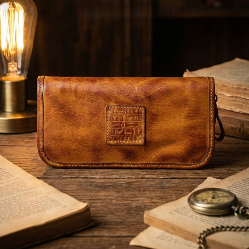Retro Handmade Leather Wallet Multi-card Slots Wallet