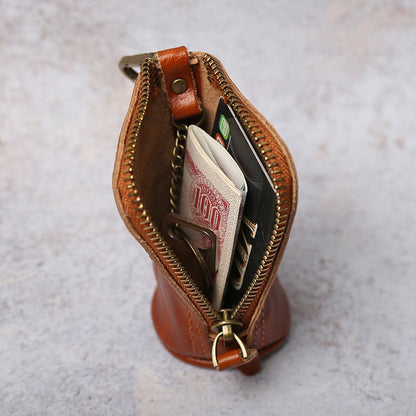 Retro Handmade Leather Key Bags Waist Bags