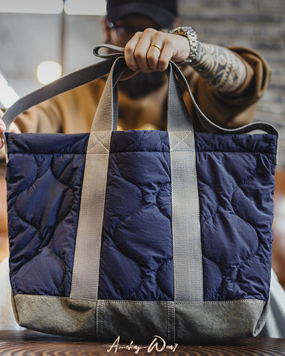 Retro M65 Large Capacity Liner Tote Bag