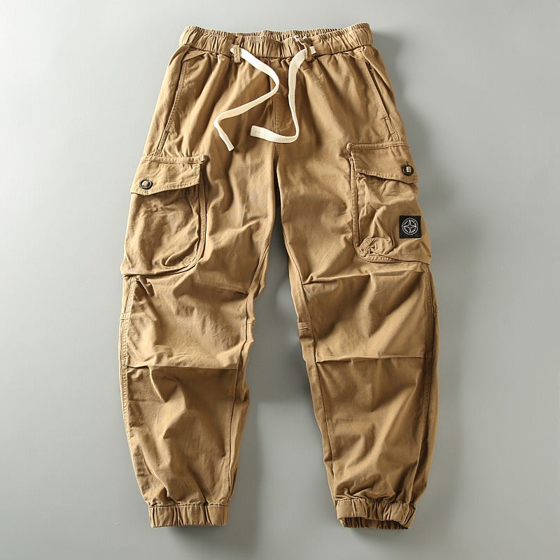 Retro Camouflage Multi-Pocket Working Pants Casual Pants