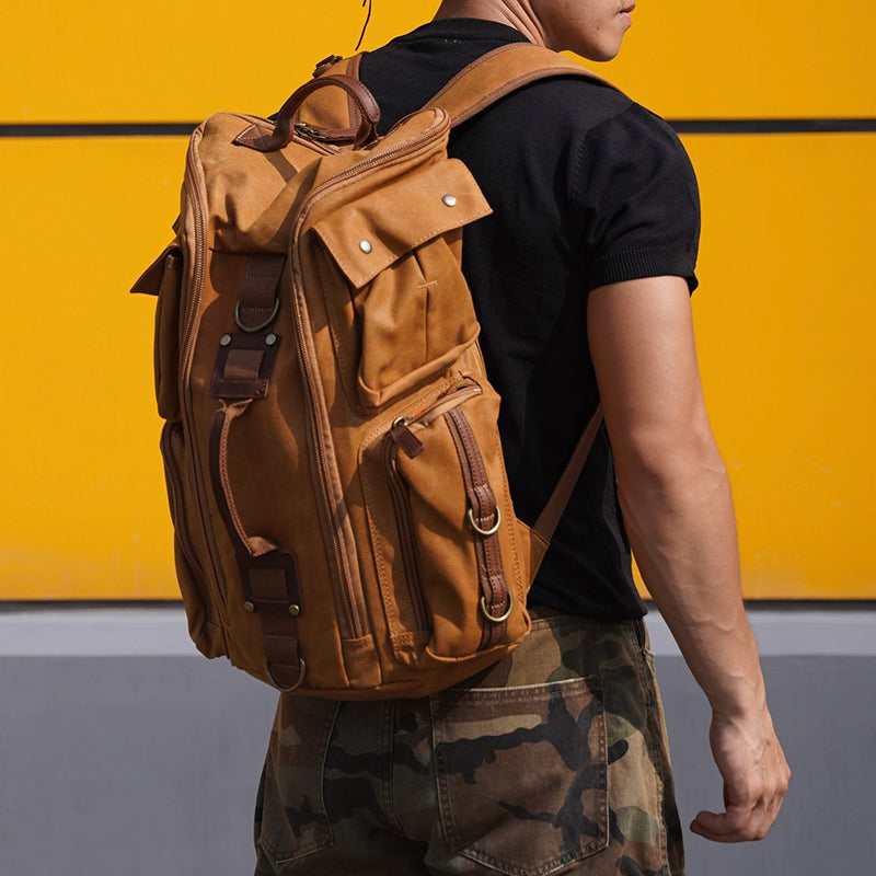 Retro Batik Cloth Canvas Chest Bag