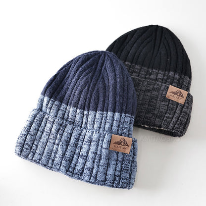 Retro Warm Fleece Knitted Hat