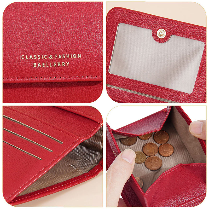 Handmade Fashion cowhide Cards Holder Coin Wallet