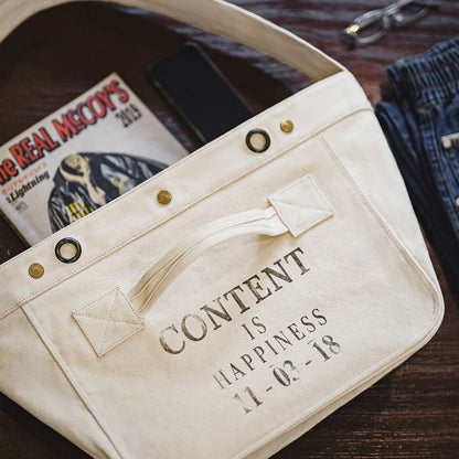 Retro Motorcycle Messenger Newsboy Bag Canvas Crossbody Bag