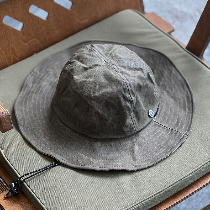 Retro Wax Cloth Fisherman Caps