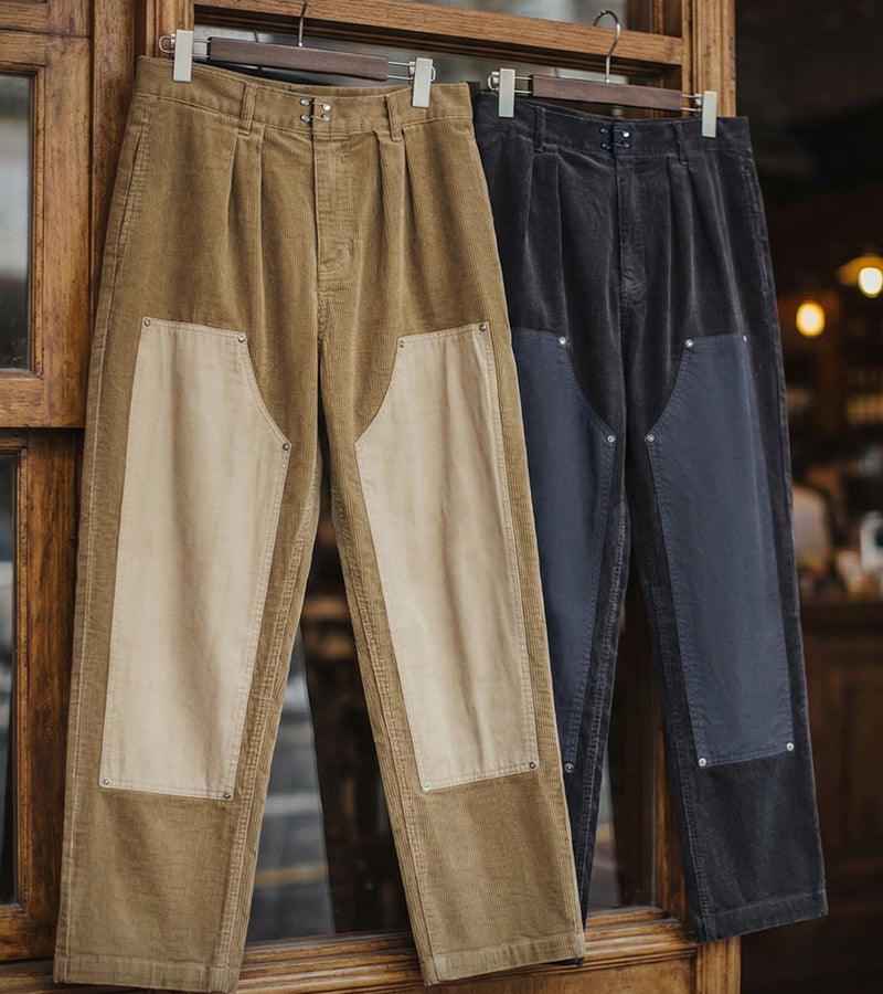 Retro Corduroy Cotton Casual Workwear Pants