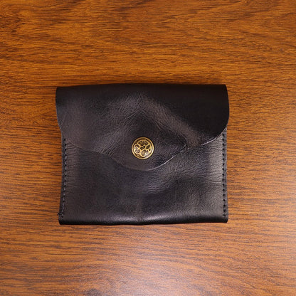 Retro Handmade Leather Card Wallet