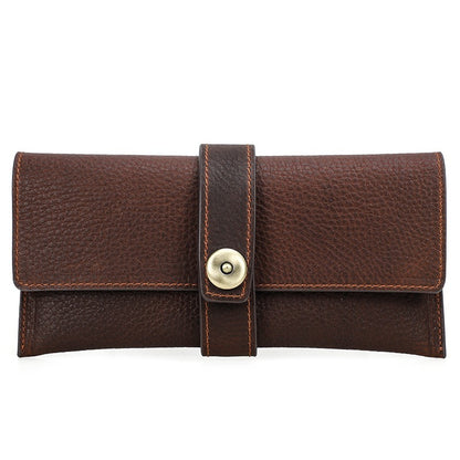 Retro Handmade Magnetic Buckle Glasses Storage Bag