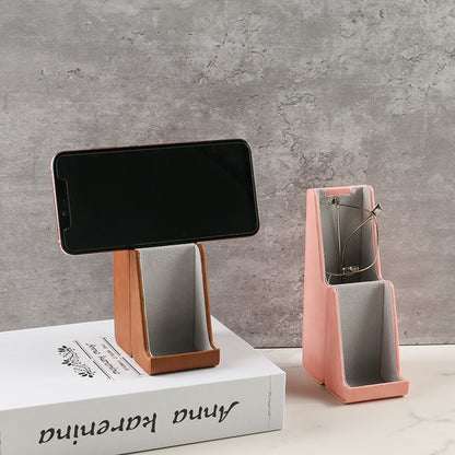 Retro Tanned Leather Glasses Case