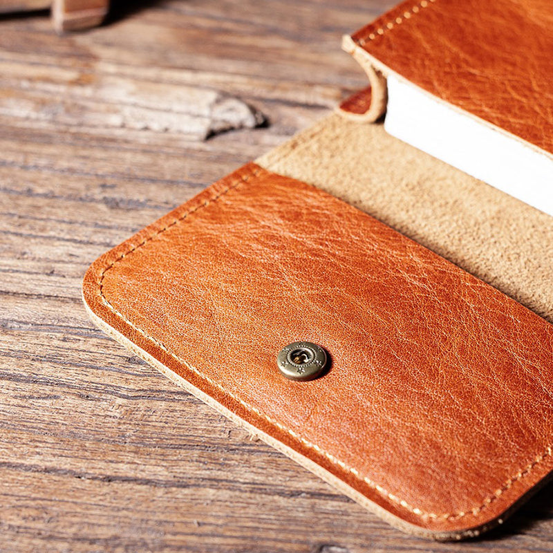 Retro Handmade Leather Card Holder