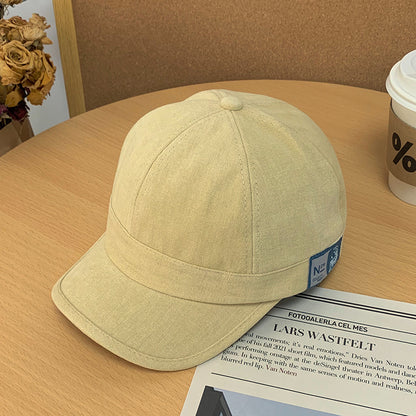 Retro Flip Hat Beret Casual Cap Adjustable Hat