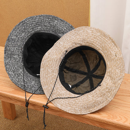 Retro Wax Cloth Fisherman Caps