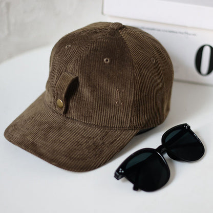 Retro Glasses Storage Flip Hat Beret Casual Cap Adjustable Hat