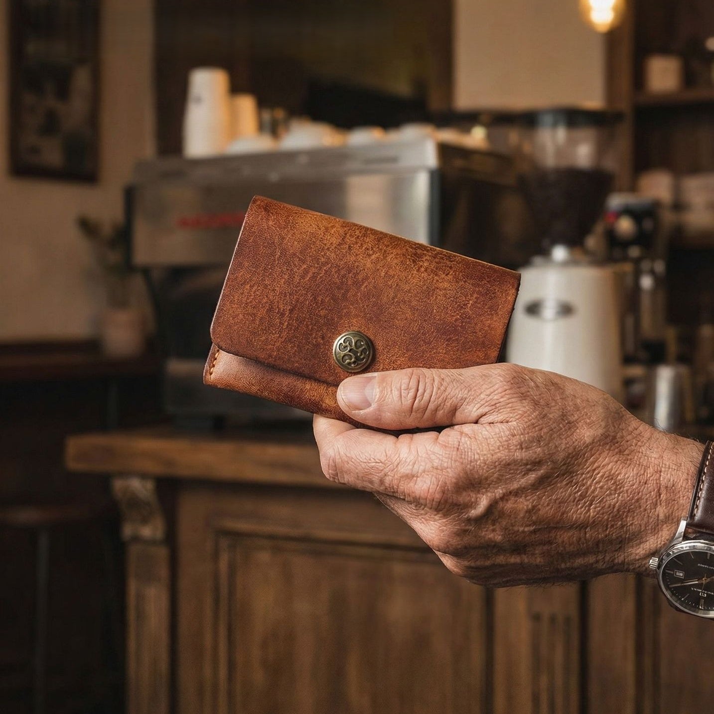 Retro Handmade Leather Card Wallets