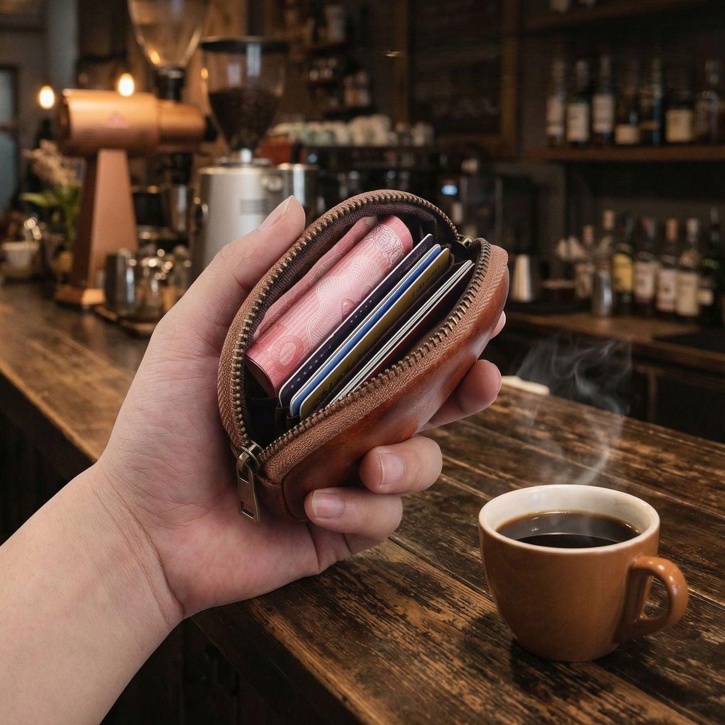 Retro Handmade Leather Card Wallets