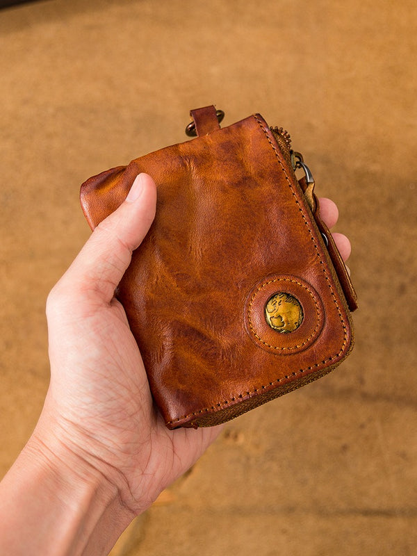 Handmade Retro Card Holder Leather Wallet