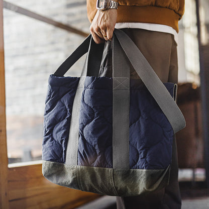 Retro M65 Large Capacity Liner Tote Bag