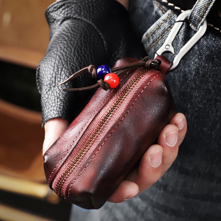 Retro Handmade Leather Car Key Bags