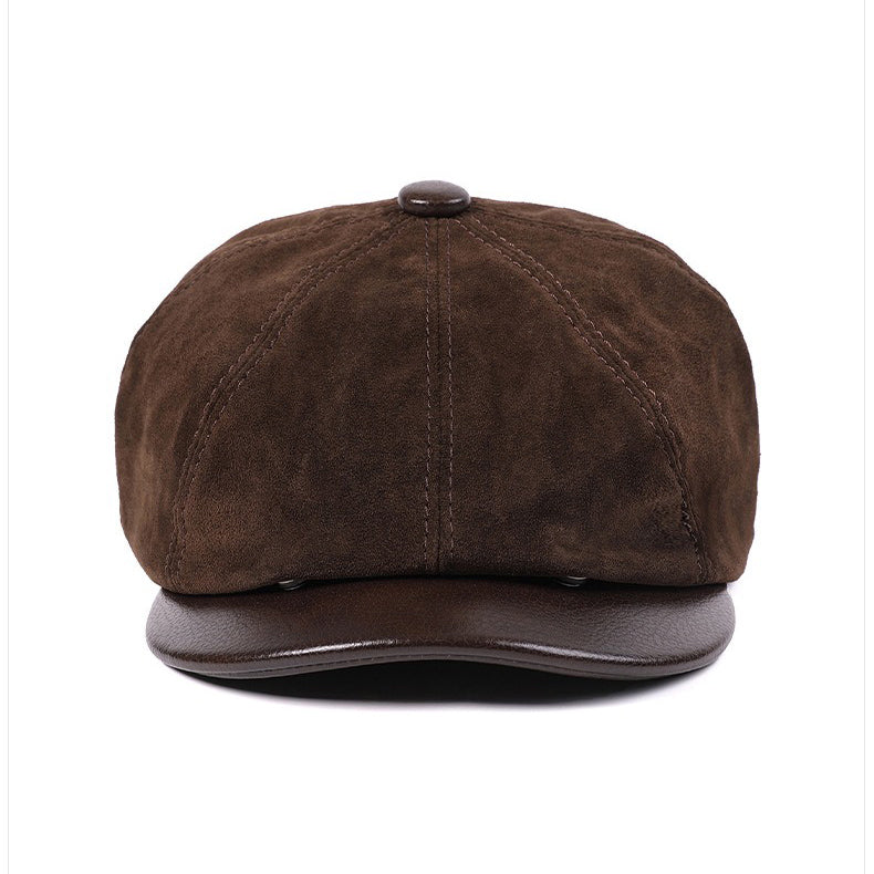 Retro Casual Leather All-match Hats