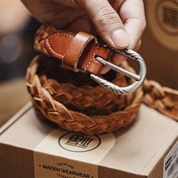 Premium Veg-Tan Leather Belt - Handcrafted for Durability and Style