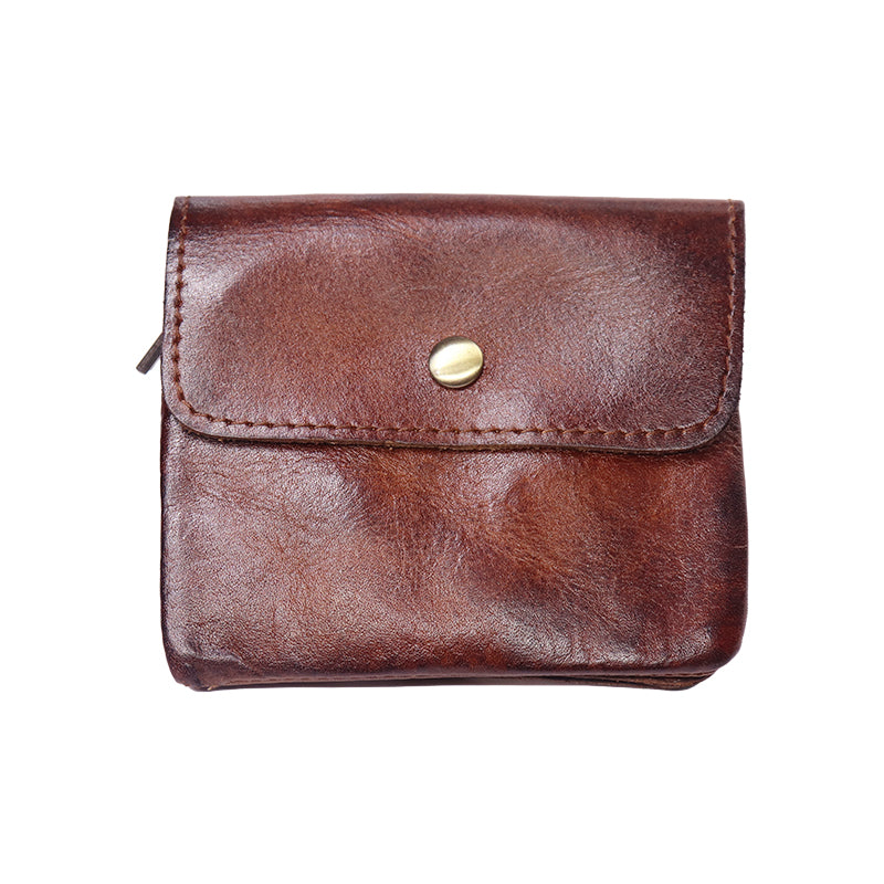 Vintage Leather Cards Holder Coin Wallet
