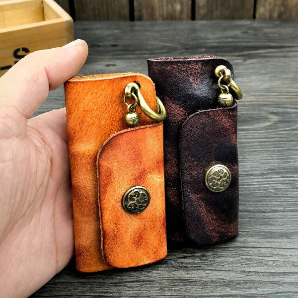 Retro Handmade Leather Key Bags