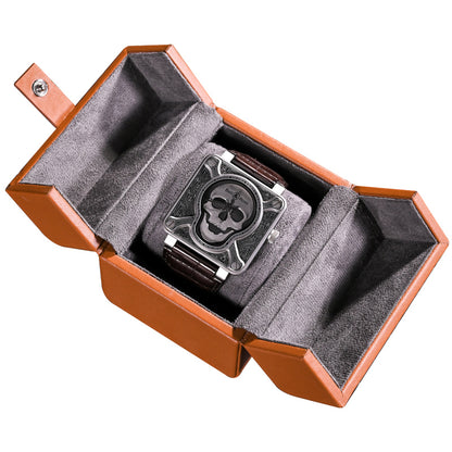 Retro Premium Leather Watch Organizer Box