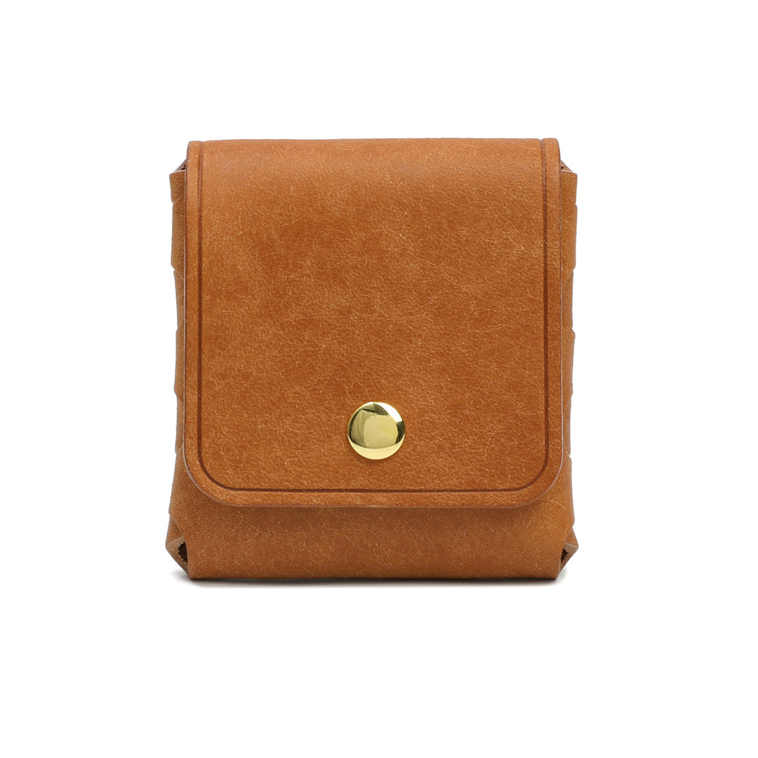 Retro Tanned Leather Coin Bag Wallet